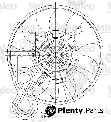 Valeo 698323 — Fan, engine cooling