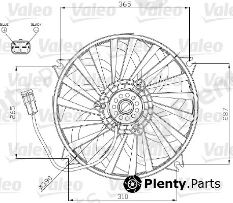 Valeo 696174 — Fan, engine cooling