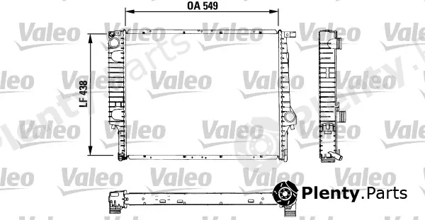 Valeo 819422 — Radiator, engine cooling