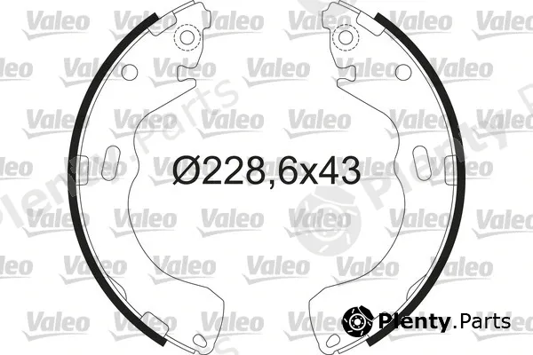 Valeo 564217 — Brake Shoe Set