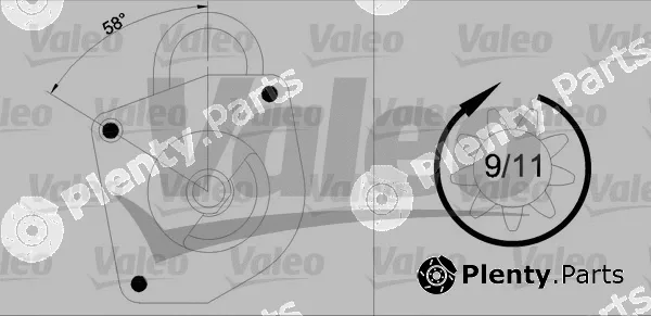 Valeo 436033 — Starter VALEO RE-GEN REMANUFACTURED