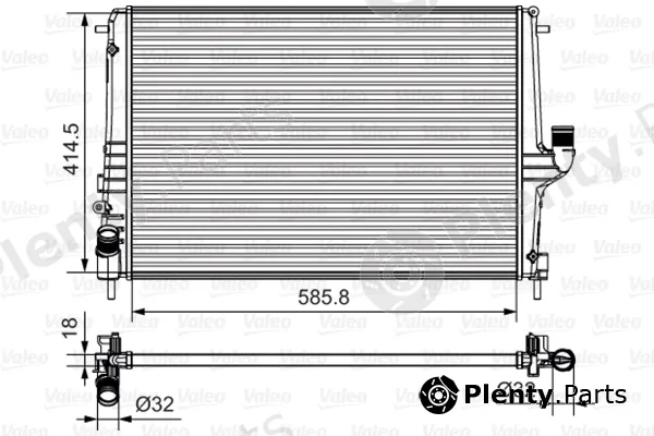 Valeo 735635 — Radiator, engine cooling