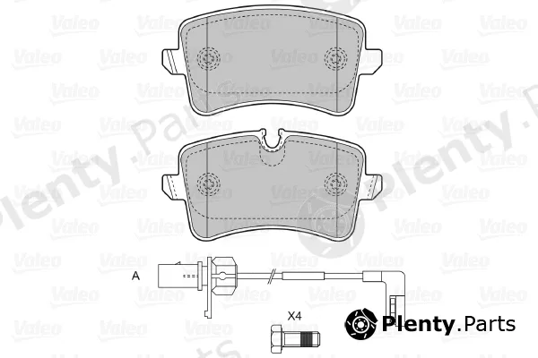 Valeo 601378 — Brake Pad Set, disc brake