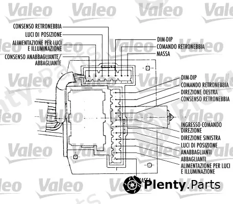 Valeo 251386 — Steering Column Switch ORIGINAL PART