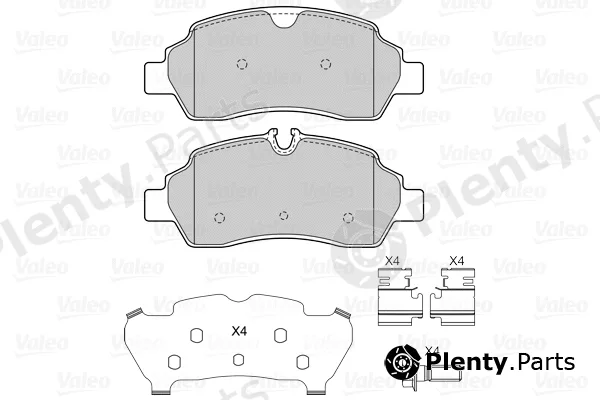 Valeo 601515 — Brake Pad Set, disc brake