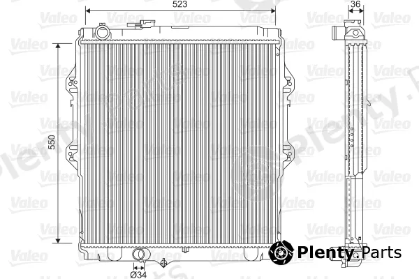 Valeo 701607 — Radiator, engine cooling