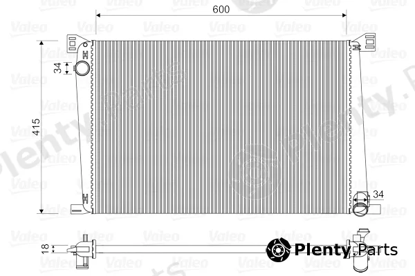 Valeo 735480 — Radiator, engine cooling
