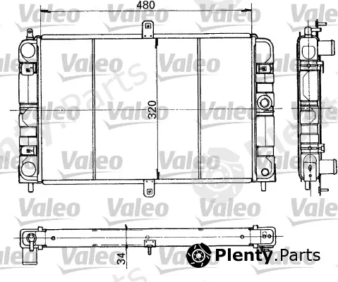 Valeo 730317 — Radiator, engine cooling