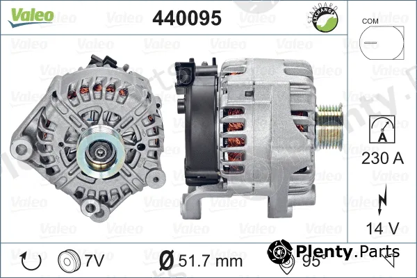 Valeo 440095 — Alternator VALEO RE-GEN REMANUFACTURED