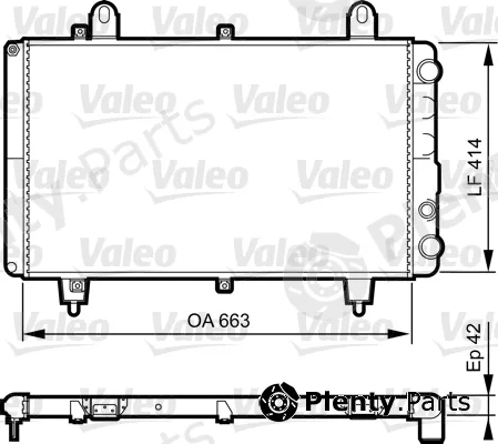 Valeo 883764 — Radiator, engine cooling