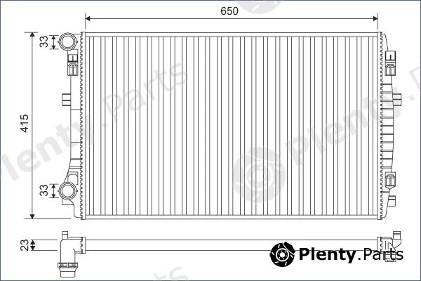 Valeo 701129 — Radiator, engine cooling
