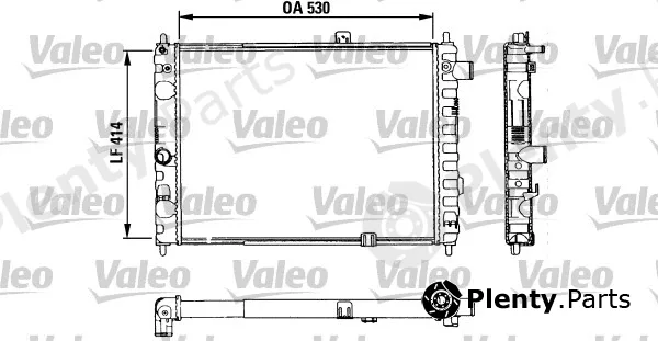 Valeo 883853 — Radiator, engine cooling