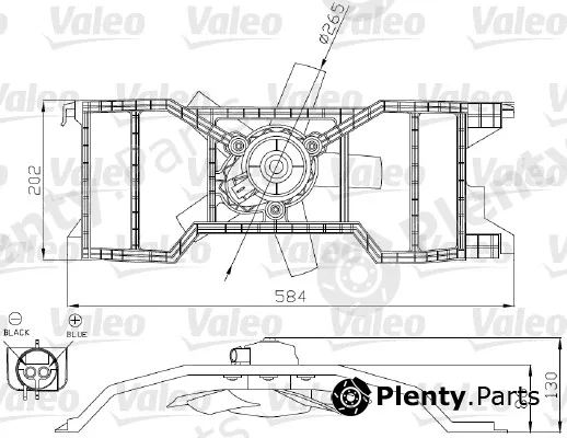 Valeo 696277 — Fan, engine cooling