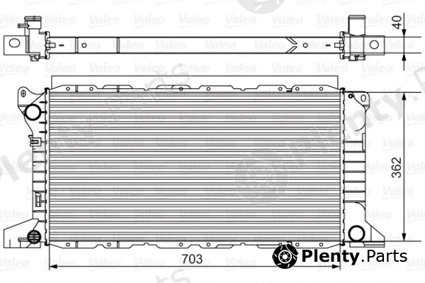 Valeo 701525 — Radiator, engine cooling
