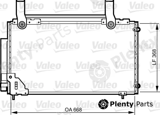 Valeo 814267 — Condenser, air conditioning