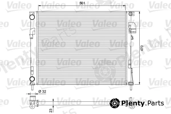 Valeo 232853 — Radiator, engine cooling VALEO CLASSIC
