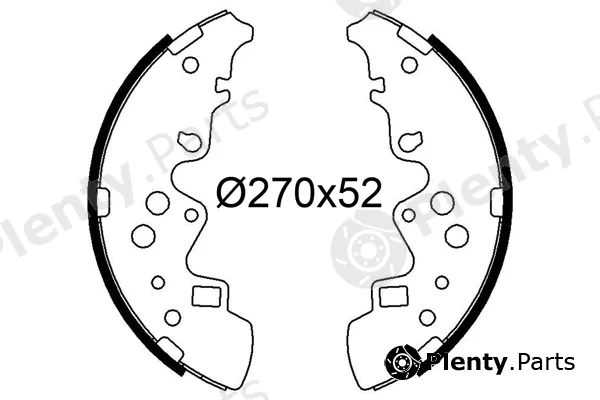 Valeo 564314 — Brake Shoe Set