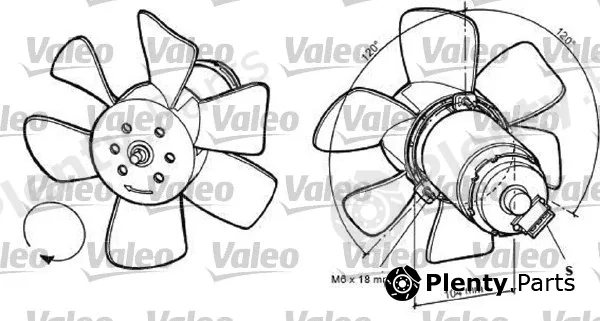 Valeo 698368 — Fan, engine cooling