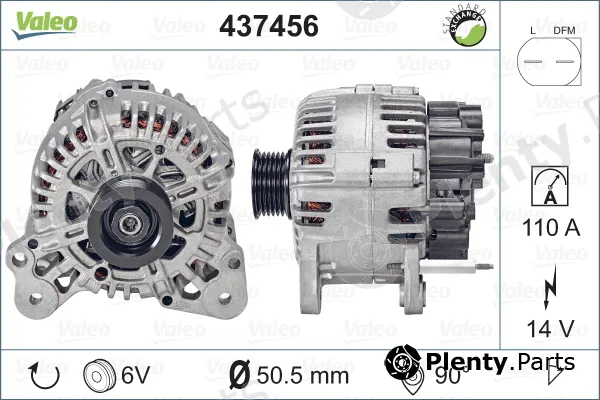 Valeo 437456 — Alternator VALEO RE-GEN REMANUFACTURED