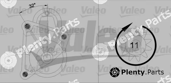 Valeo 455943 — Starter VALEO RE-GEN REMANUFACTURED
