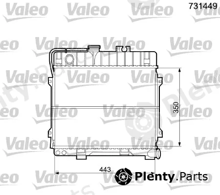 Valeo 731449 — Radiator, engine cooling