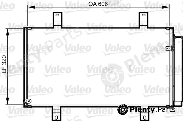 Valeo 814215 — Condenser, air conditioning