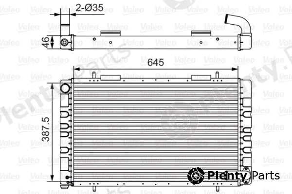 Valeo 731235 — Radiator, engine cooling