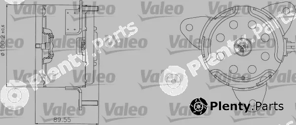 Valeo 698308 — Electric Motor, radiator fan
