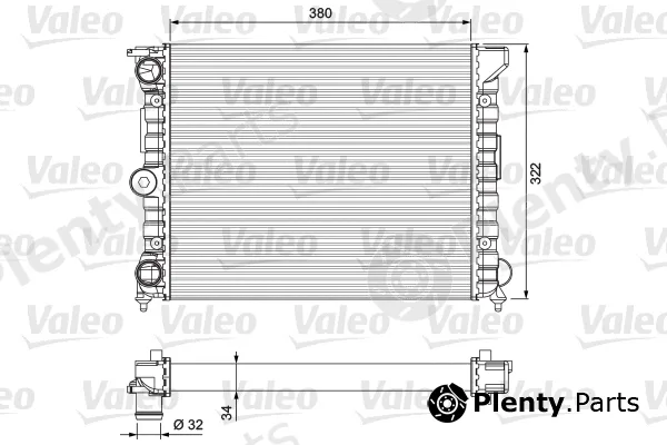 Valeo 383818 — Radiator, engine cooling VALEO CLASSIC