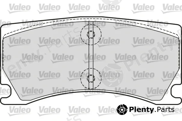 Valeo 601660 — Brake Pad Set, disc brake