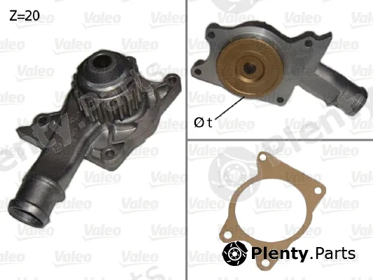 Valeo 506008 — Water Pump, engine cooling