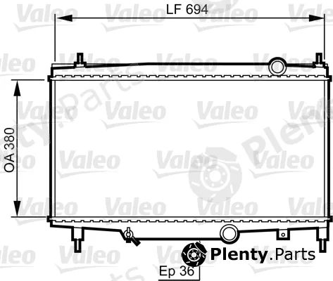 Valeo 734336 — Radiator, engine cooling