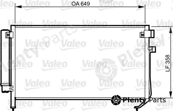 Valeo 814312 — Condenser, air conditioning