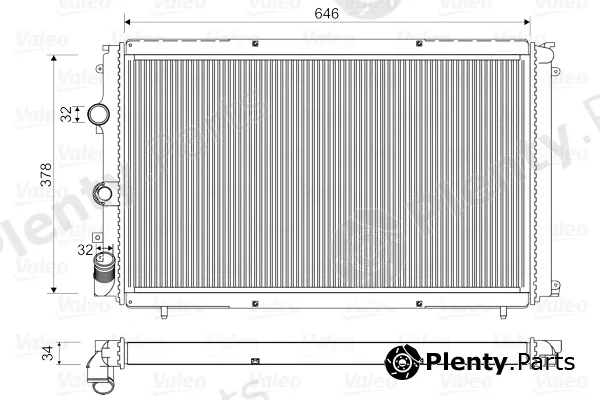Valeo 732940 — Radiator, engine cooling