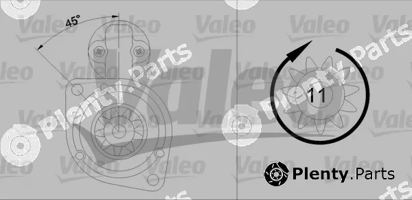 Valeo 455572 — Starter VALEO RE-GEN REMANUFACTURED