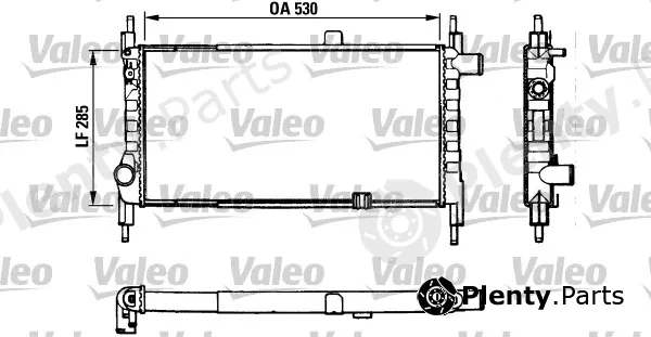 Valeo 883857 — Radiator, engine cooling