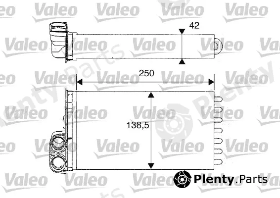 Valeo 812234 — Heat Exchanger, interior heating