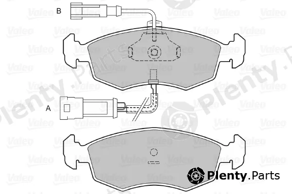 Valeo 598422 — Brake Pad Set, disc brake