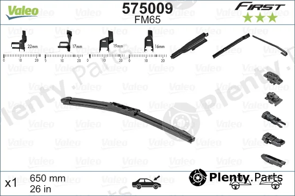 Valeo 575009 — Wiper Blade FIRST MULTICONNECTION