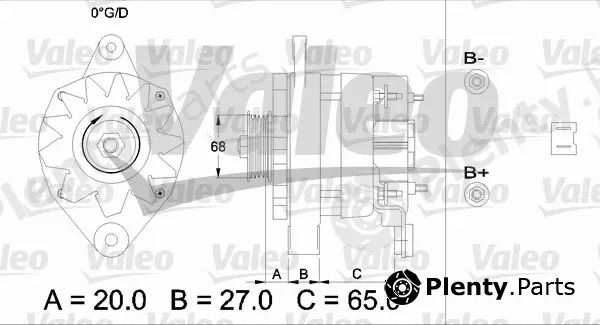 Valeo 433445 — Alternator VALEO RE-GEN REMANUFACTURED