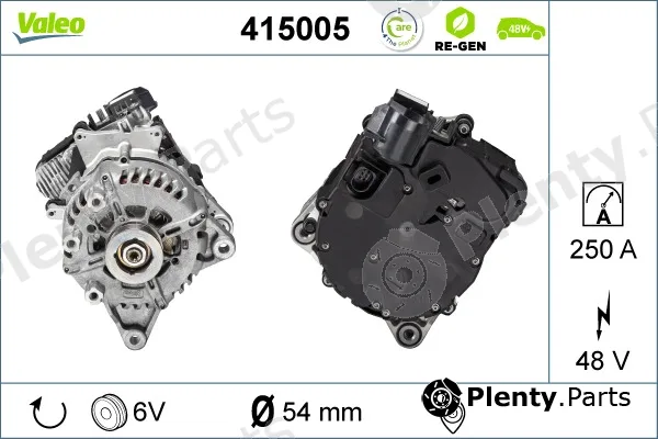 Valeo 415005 — Alternator, starter VALEO RE-GEN REMANUFACTURED