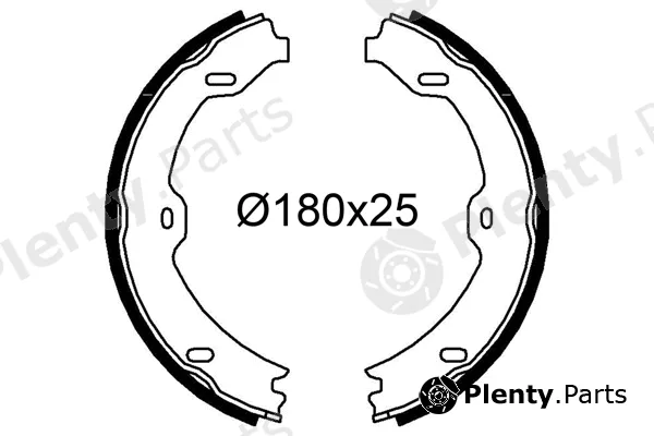 Valeo 564245 — Brake Shoe Set, parking brake
