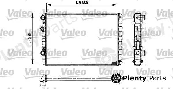 Valeo 730954 — Radiator, engine cooling