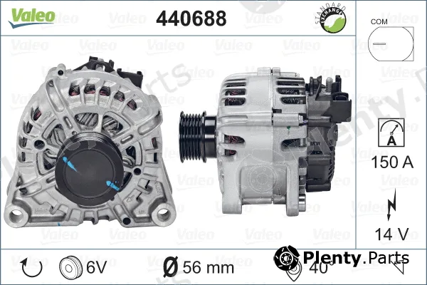 Valeo 440688 — Alternator VALEO RE-GEN REMANUFACTURED
