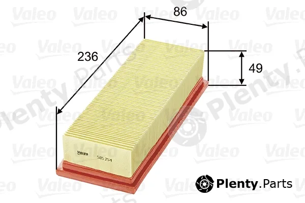 Valeo 585254 — Air Filter