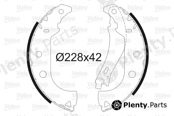 Valeo 562787 — Brake Shoe Set
