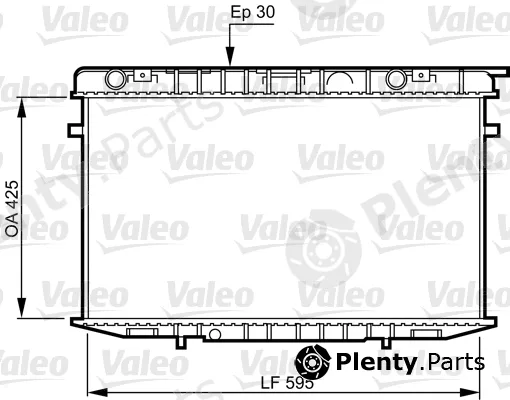 Valeo 731236 — Radiator, engine cooling
