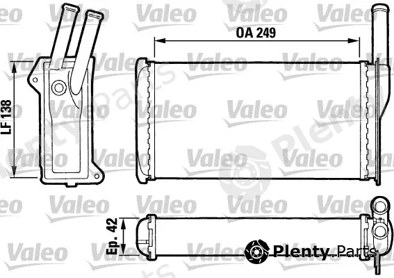 Valeo 883742 — Heat Exchanger, interior heating