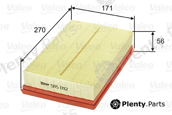 Valeo 585092 — Air Filter