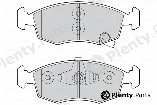 Valeo 301045 — Brake Pad Set, disc brake FIRST